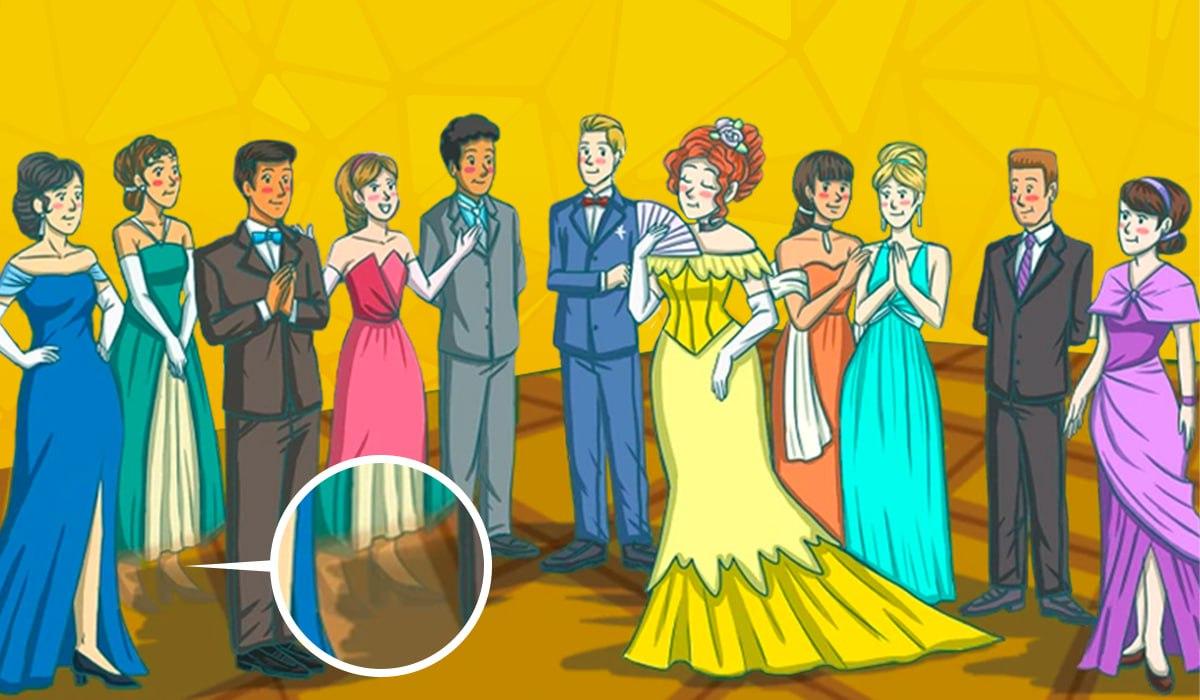 Eine der Frauen war ein Gespenst / Moje-Collage