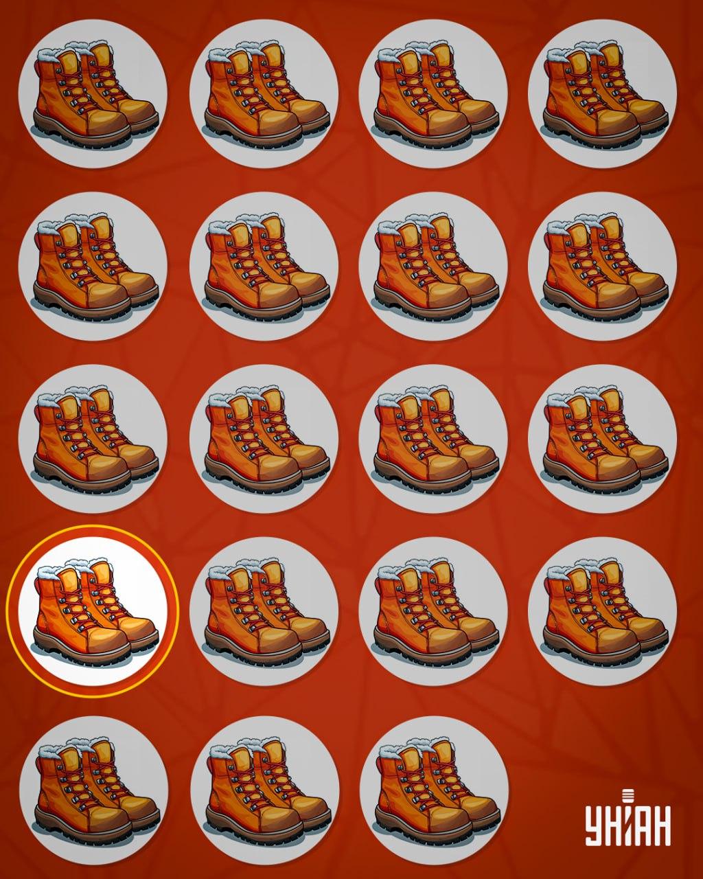 Ein Paar Schuhe mit weniger Elementen zur Befestigung der Schnürsenkel als die anderen wurde als seltsam bezeichnet / collage Moje