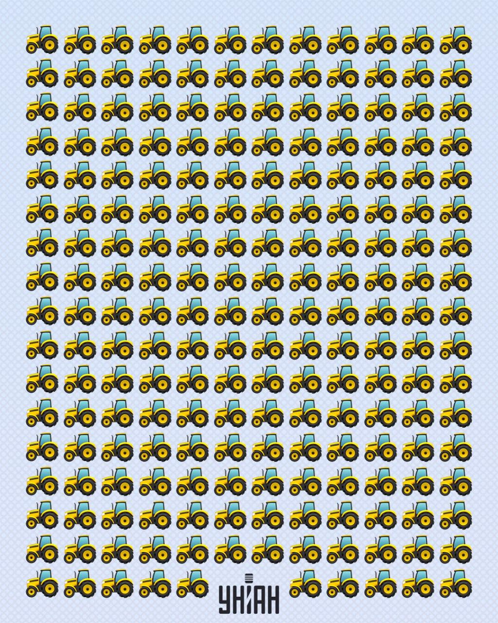 Sie müssen einen Traktor finden, der sehr schnell als seltsam bezeichnet werden kann / Moje collage