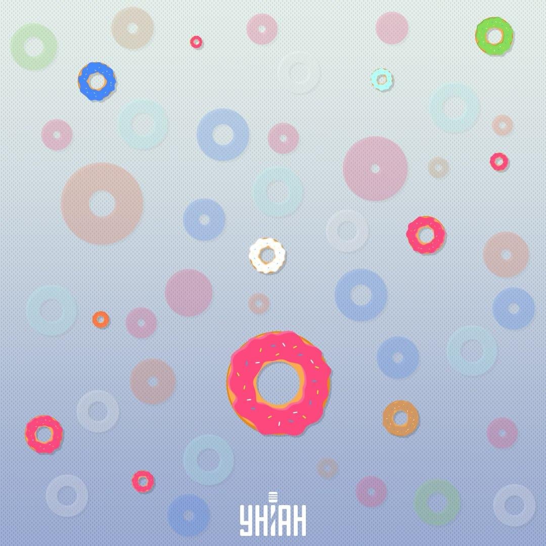 Auf dem Bild waren Desserts in verschiedenen Farben zu sehen / Moje collage