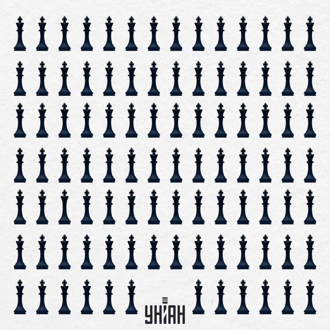 Finde den seltsamen König auf dem Rätsel auf Zeit / Moje collage