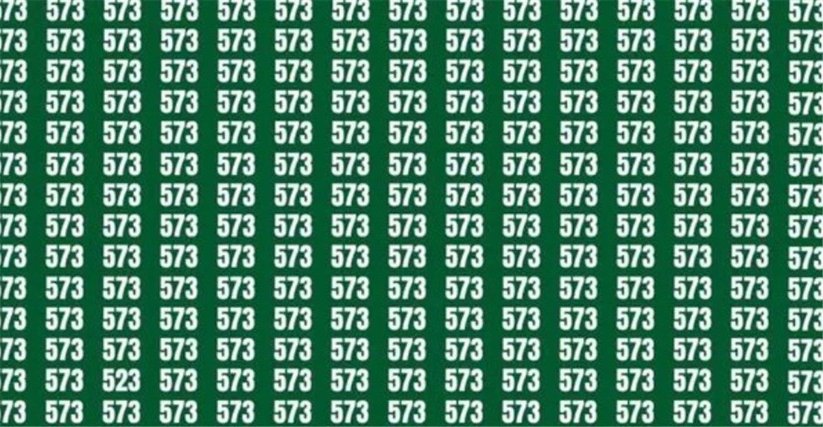 Finde die zusätzliche Zahl auf dem Bild / Spiegelbild