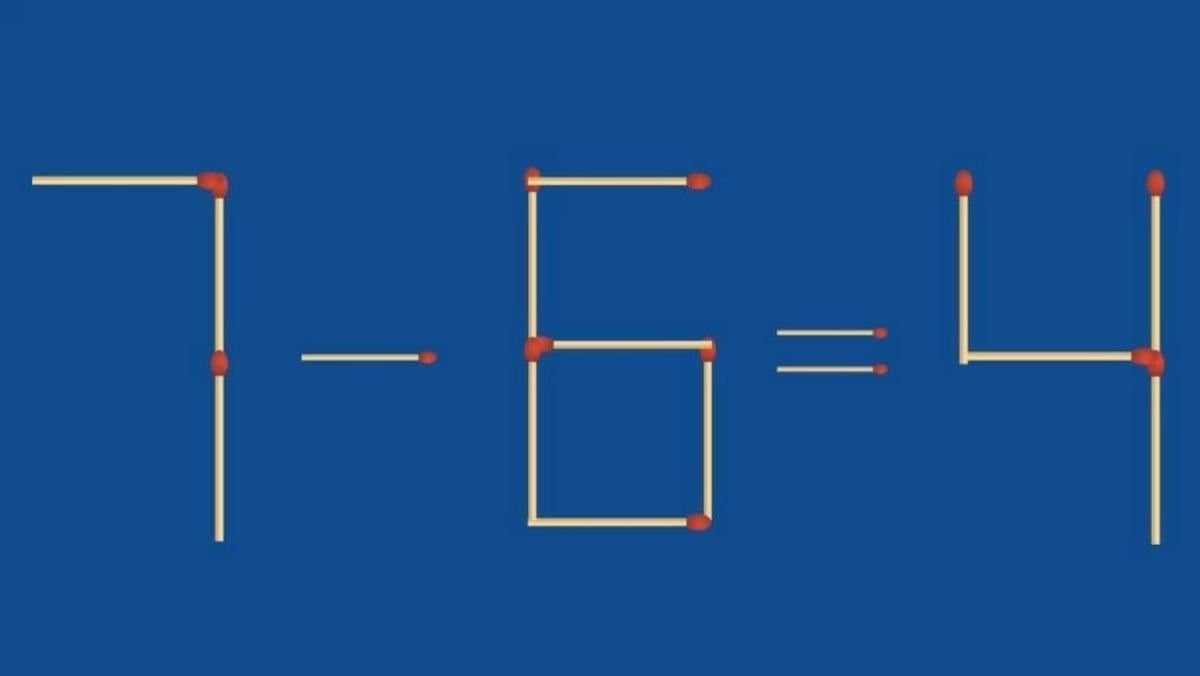 Lösen Sie dieses Rätsel, indem Sie zwei Streichhölzer entfernen / photo by fresherslive